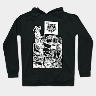 Death Tarot Card Xiii Occult Esoteric Dark Hoodie